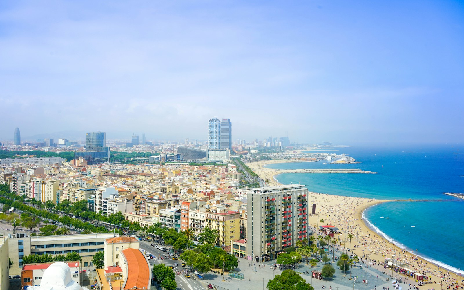 platja mercat i barris de Barcelona