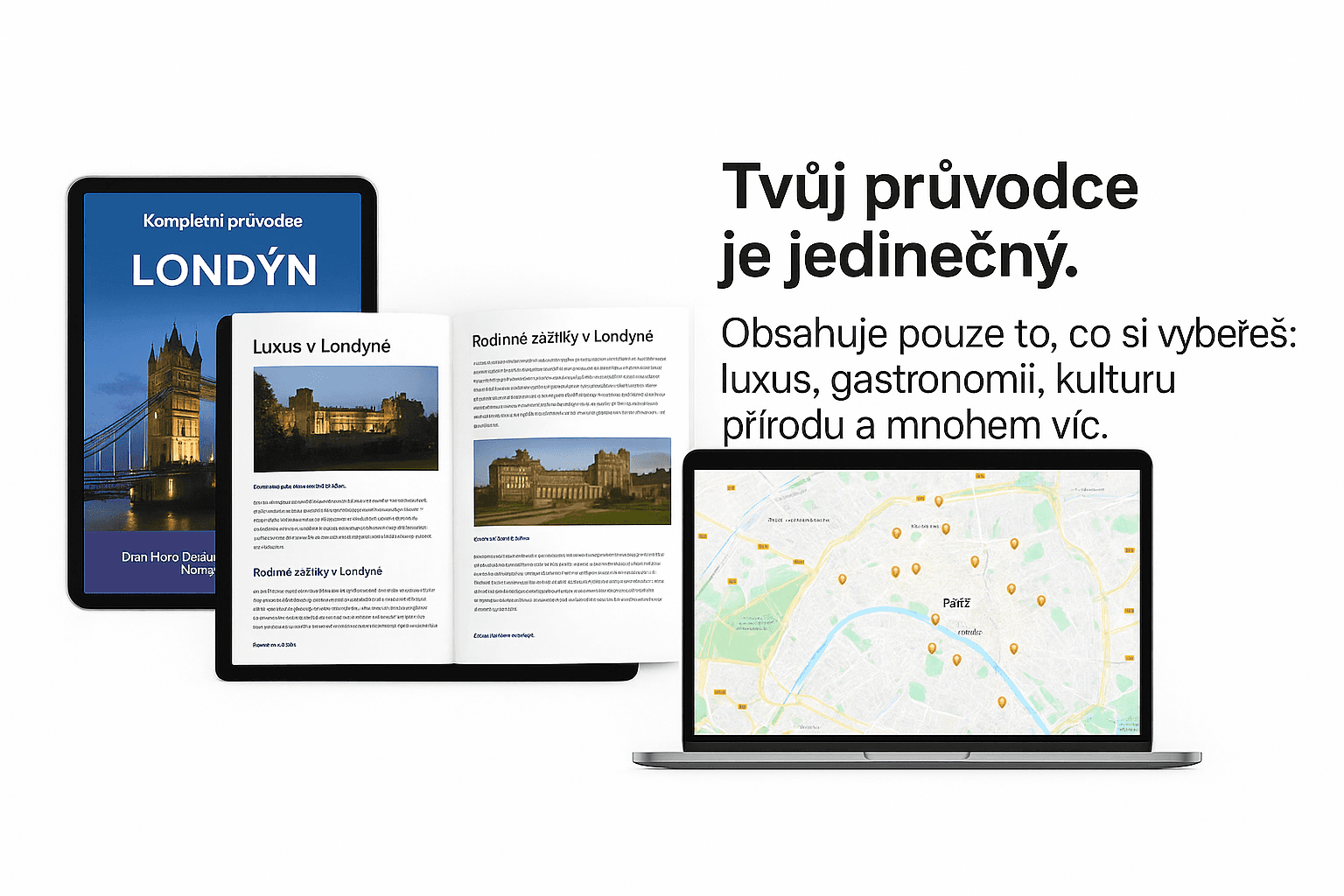 Paffing AI cestovní průvodce — osobní PDF a interaktivní mapa Paffing cestovní průvodce s umělou inteligencí: osobní plán cesty, interaktivní mapa a PDF na míru