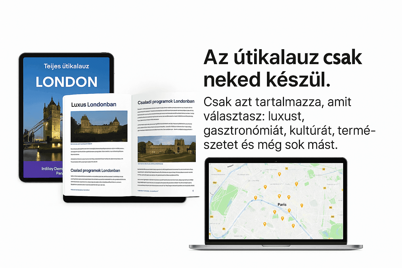 Utazási kalauz MI-vel készült útvonallal és interaktív térképpel a Paffingen