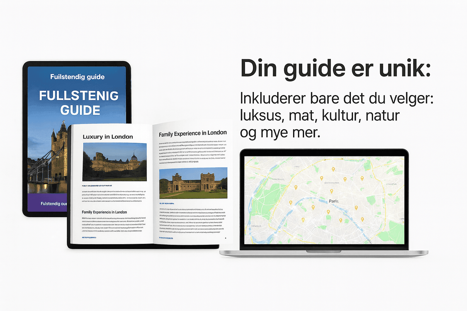 Paffing AI Reiseguide — personlig PDF og interaktivt kart Paffing AI reiseguide: personlig PDF-plan og interaktivt kart