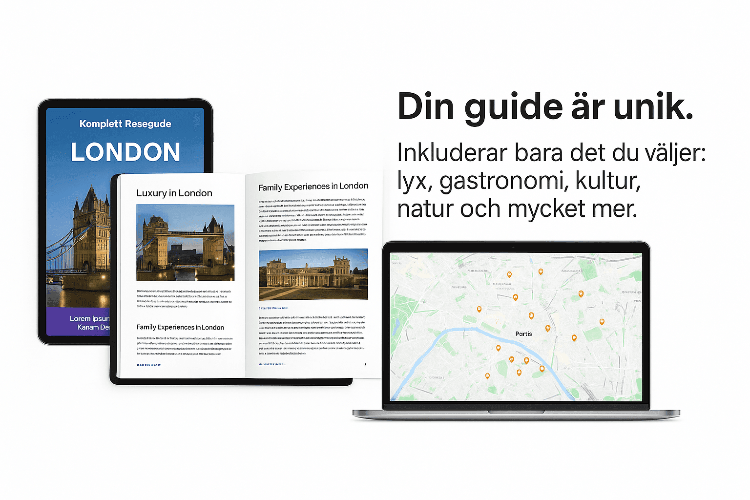 Paffing AI reseguide: personlig PDF-plan och interaktiv karta