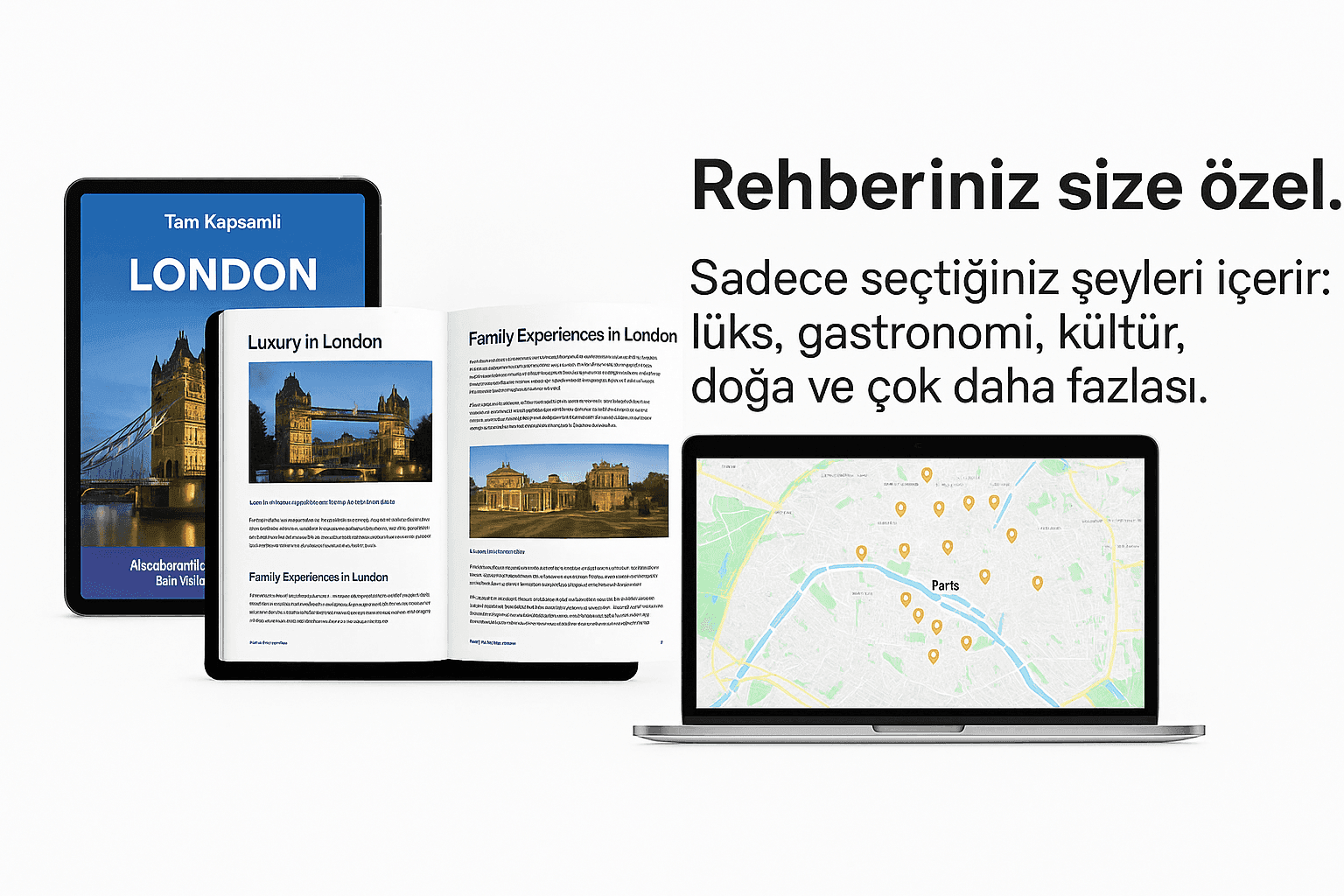 Paffing AI seyahat rehberi: kişisel PDF plan ve etkileşimli harita
