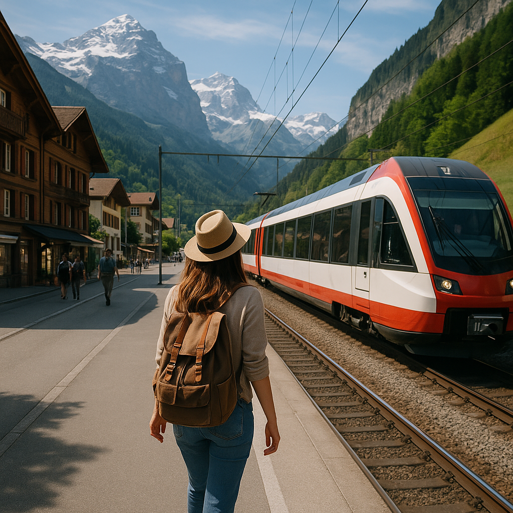 Alpes Suíços — trem panorâmico